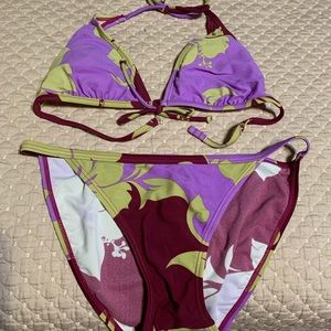 Plum tropic bikini